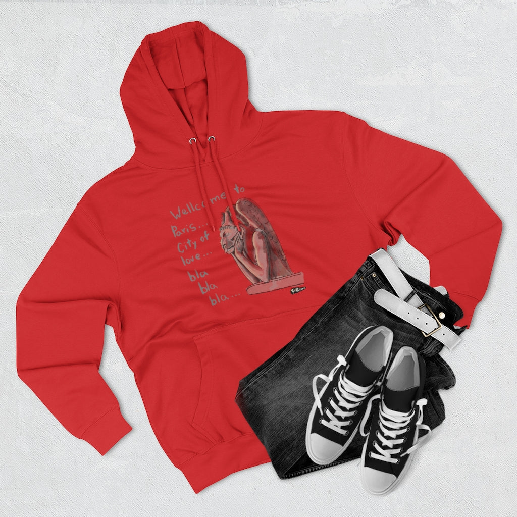 Bored Gargoyle Paris France Hoodie
