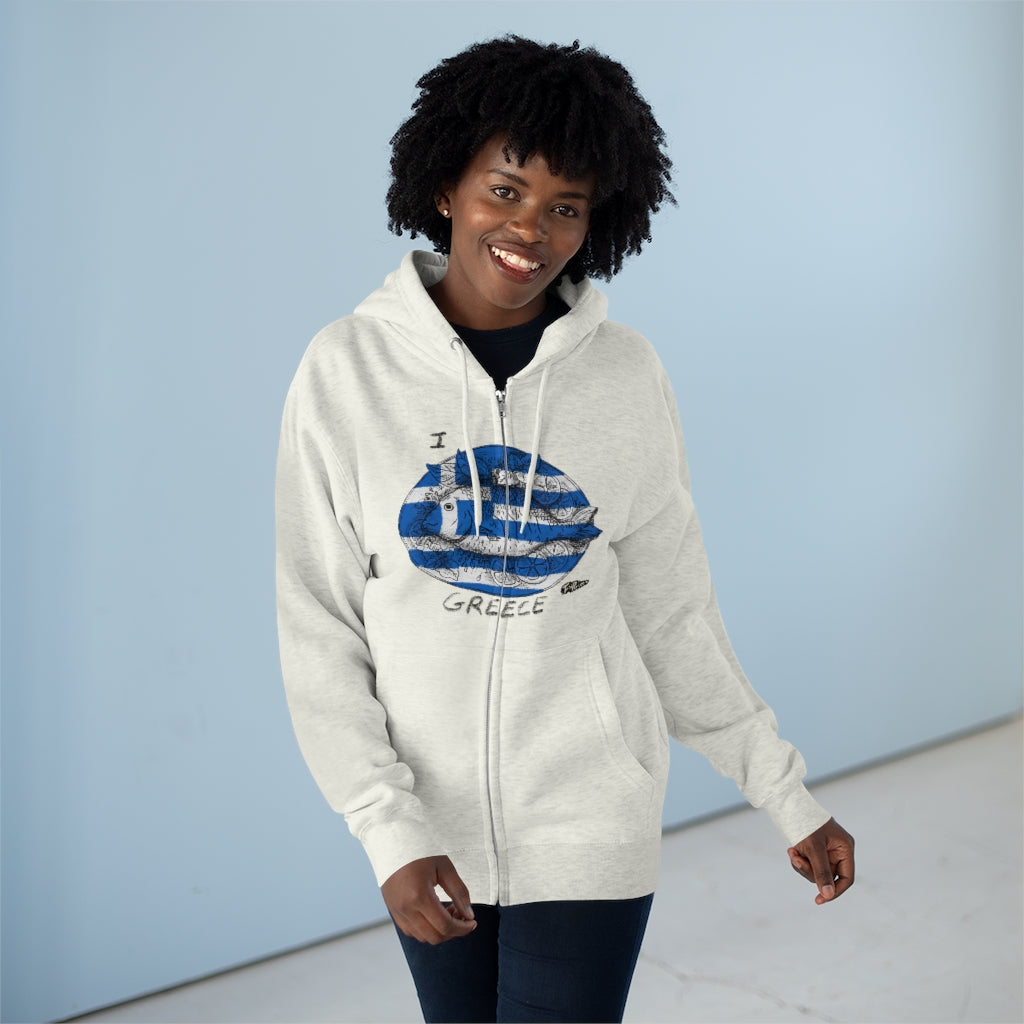 I Lavraki GREECE Full Zip Hoodie