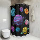 Planets Polyester Shower Curtain