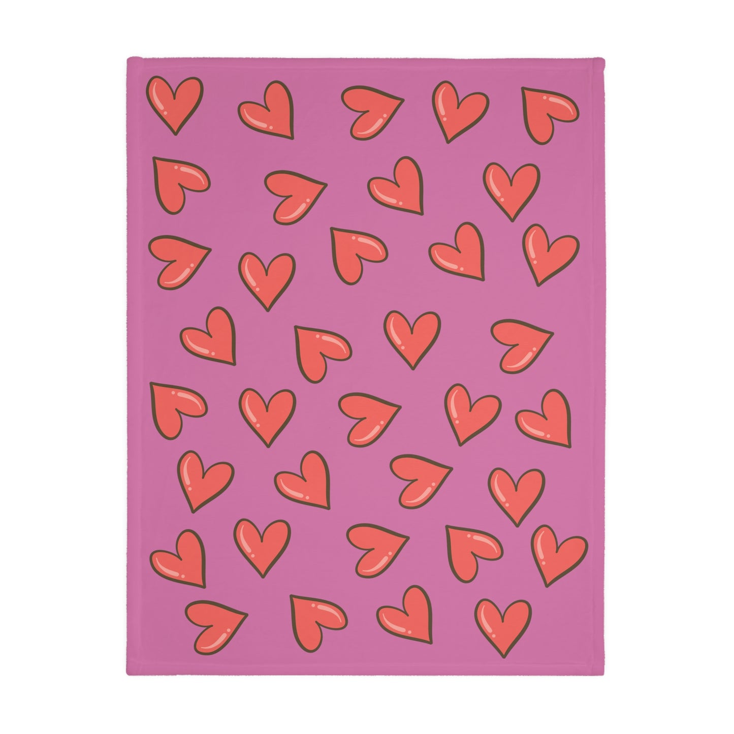 Sloth Love Velveteen Minky Blanket (Two-sided print)