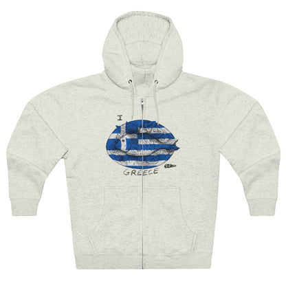 I Lavraki GREECE Full Zip Hoodie