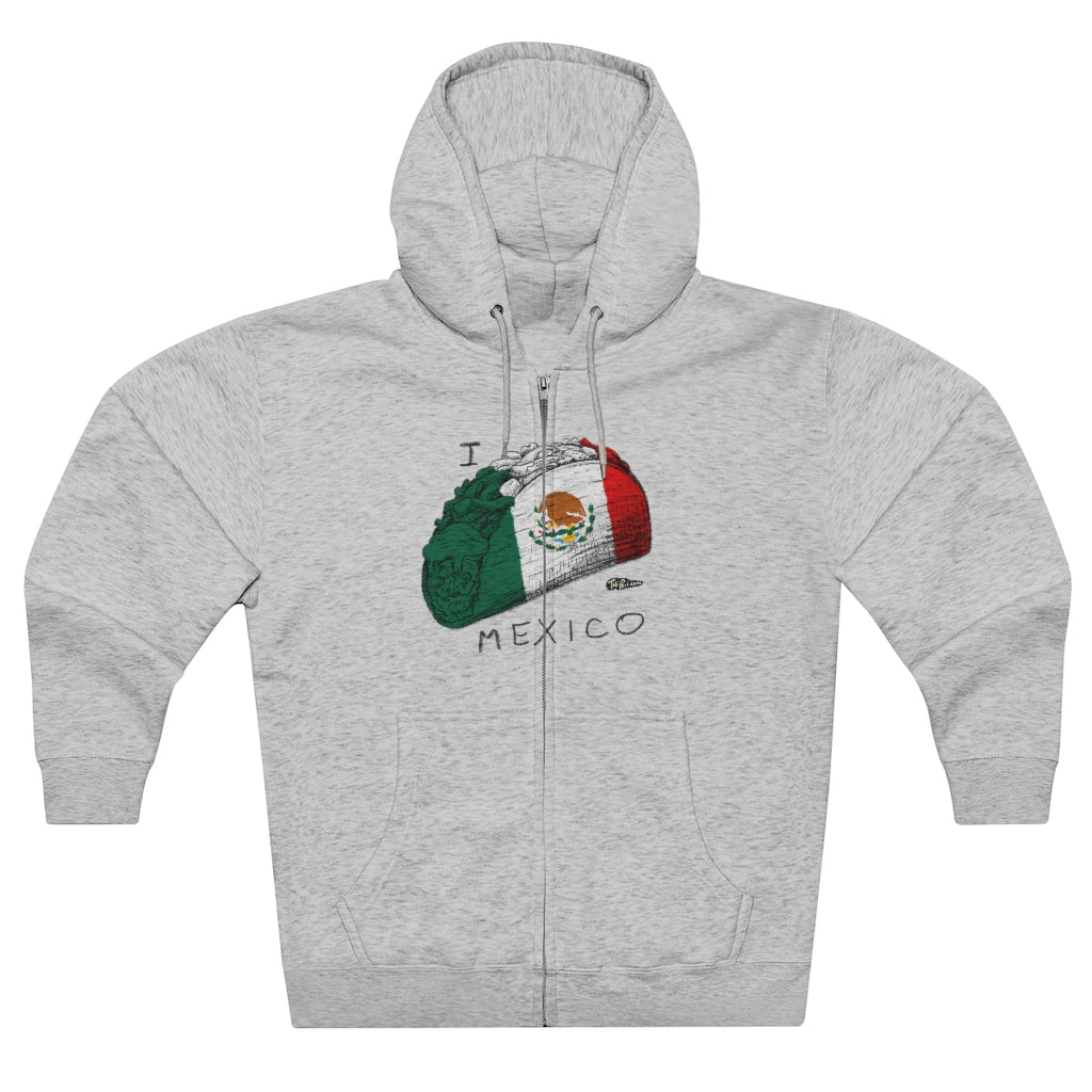 I Taco MEXICO Full Zip Hoodie