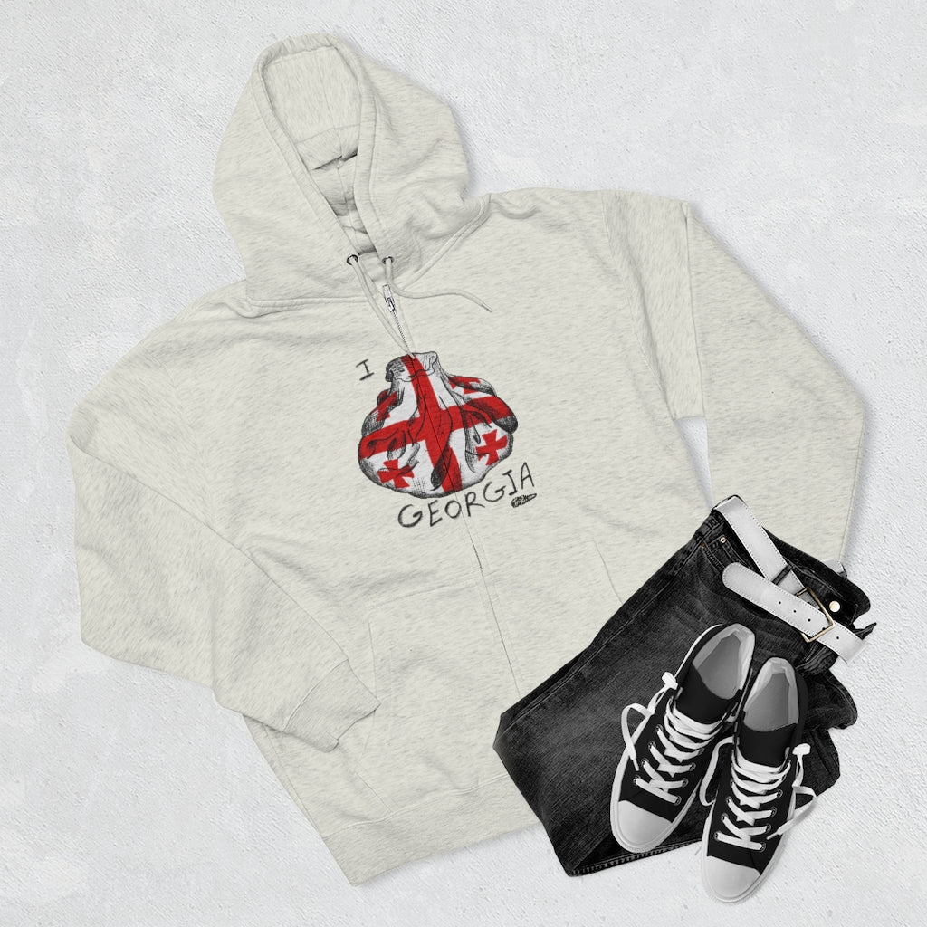 I Khinkali GEORGIA Full Zip Hoodie