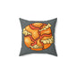 Lava Planet  Square Pillow