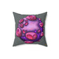 Purple Planet Square Pillow