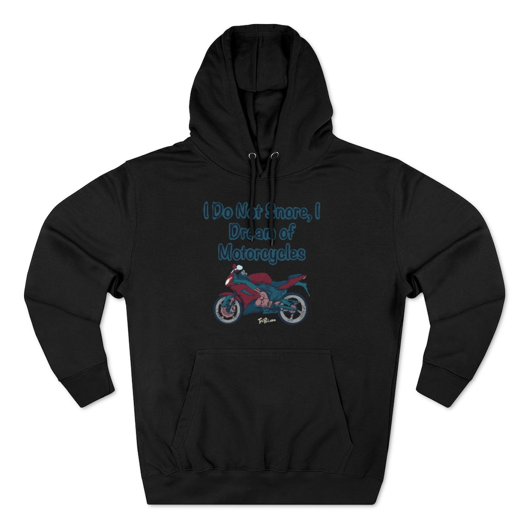 Dream of Blue Motorcycles Hoodie