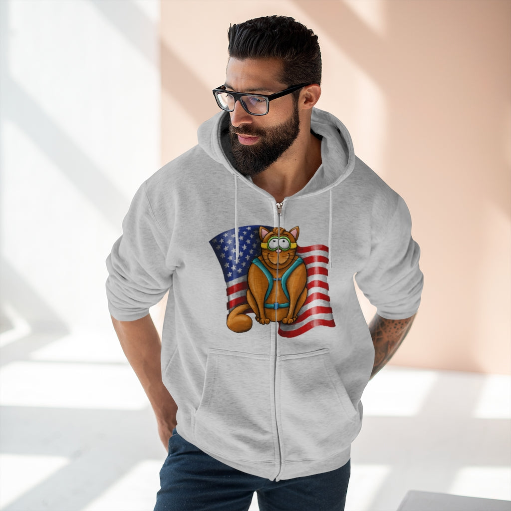 USA CAT Full Zip Hoodie