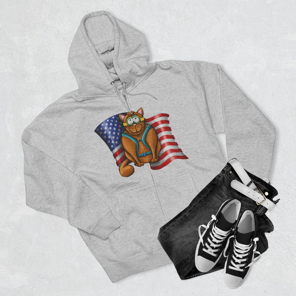 USA CAT Full Zip Hoodie