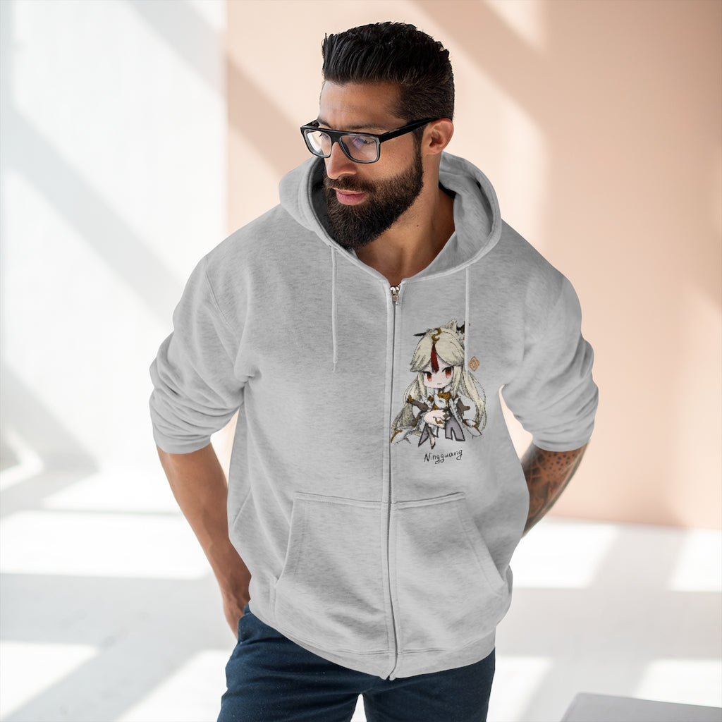 NINGGUANG Genshin Impact Full Zip Hoodie