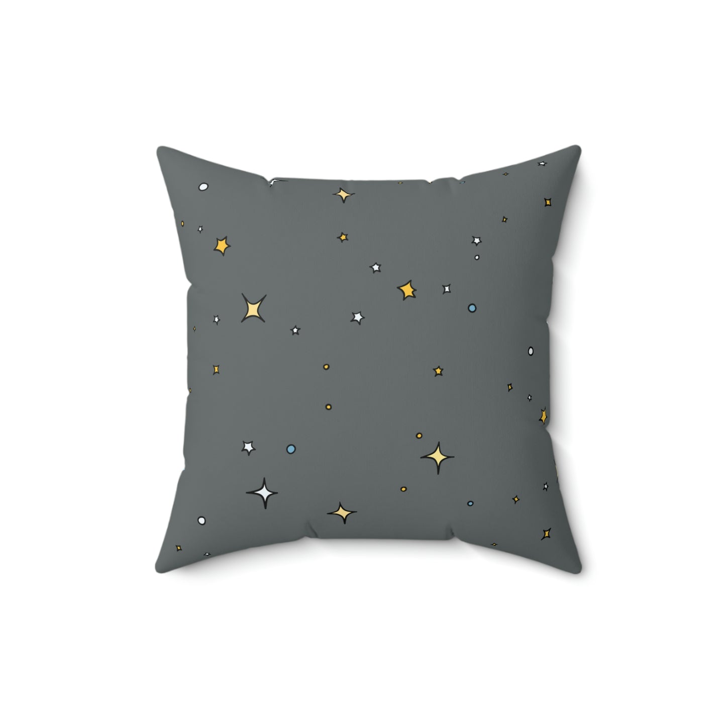 Purple Planet Square Pillow