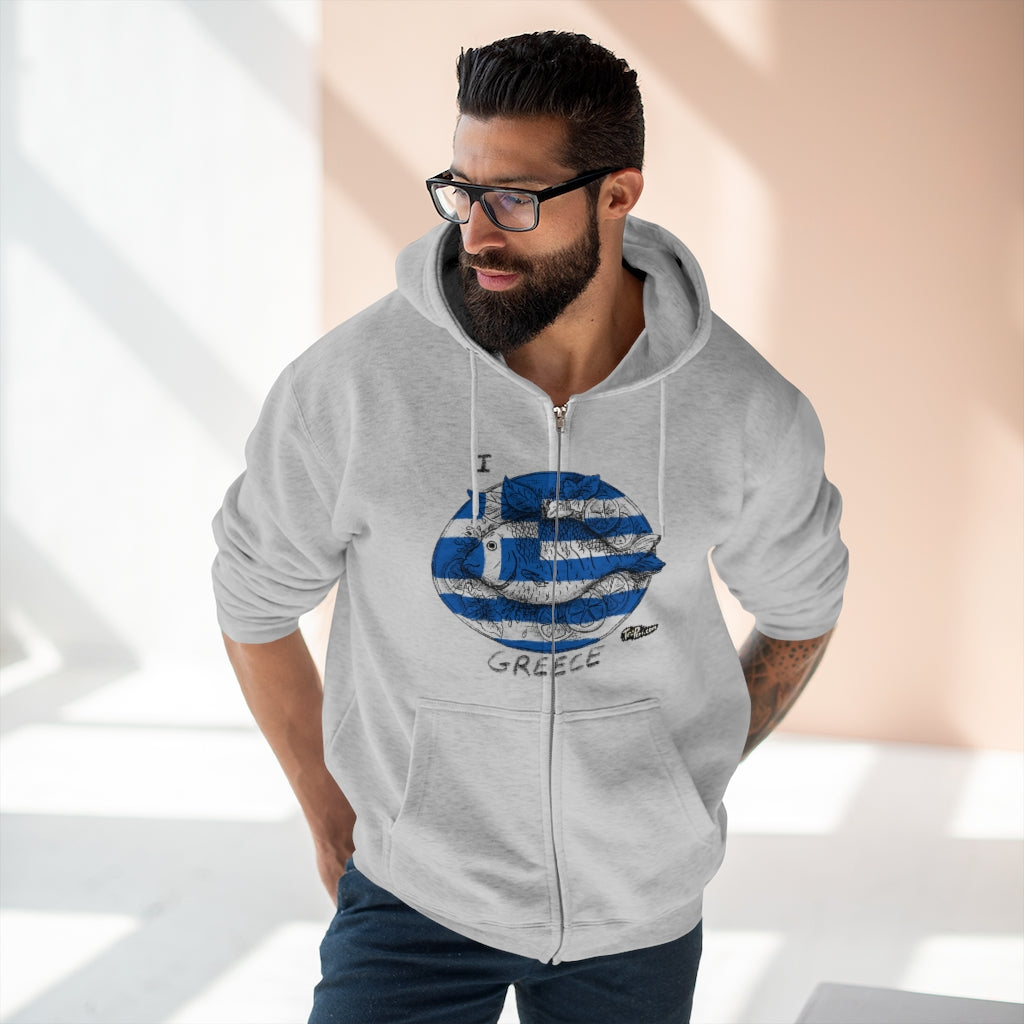 I Lavraki GREECE Full Zip Hoodie