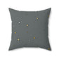Pink Planet Square Pillow