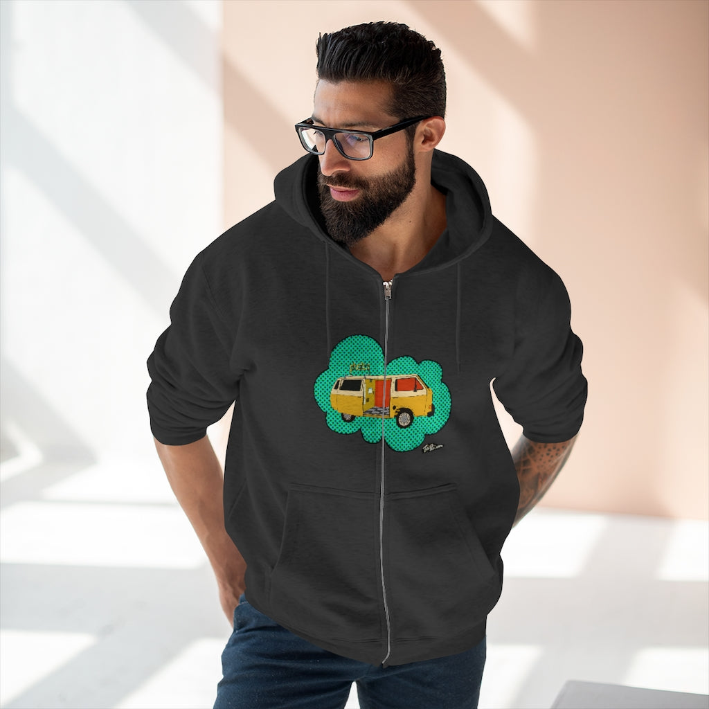 Photo Bus Full Zip Hoodie