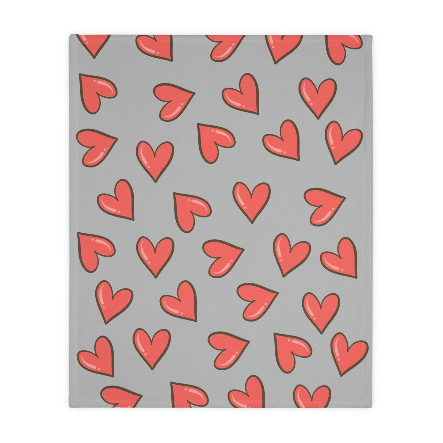 Couple Sushi Velveteen Minky Blanket (Two-sided print)