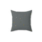 Pink Planet Square Pillow