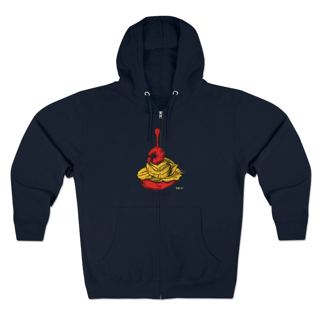 I Tapas SPAIN Full Zip Hoodie
