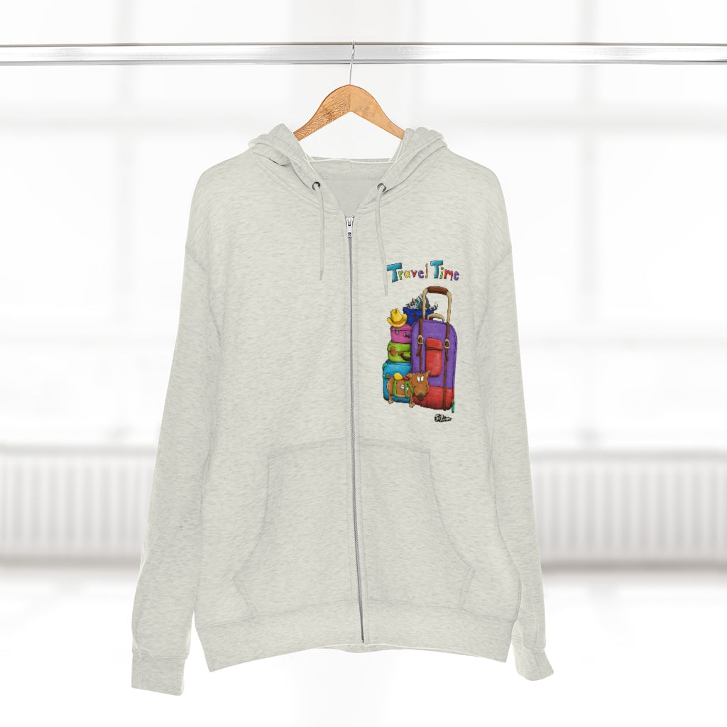 TRAVEL TIME Full Zip Hoodie