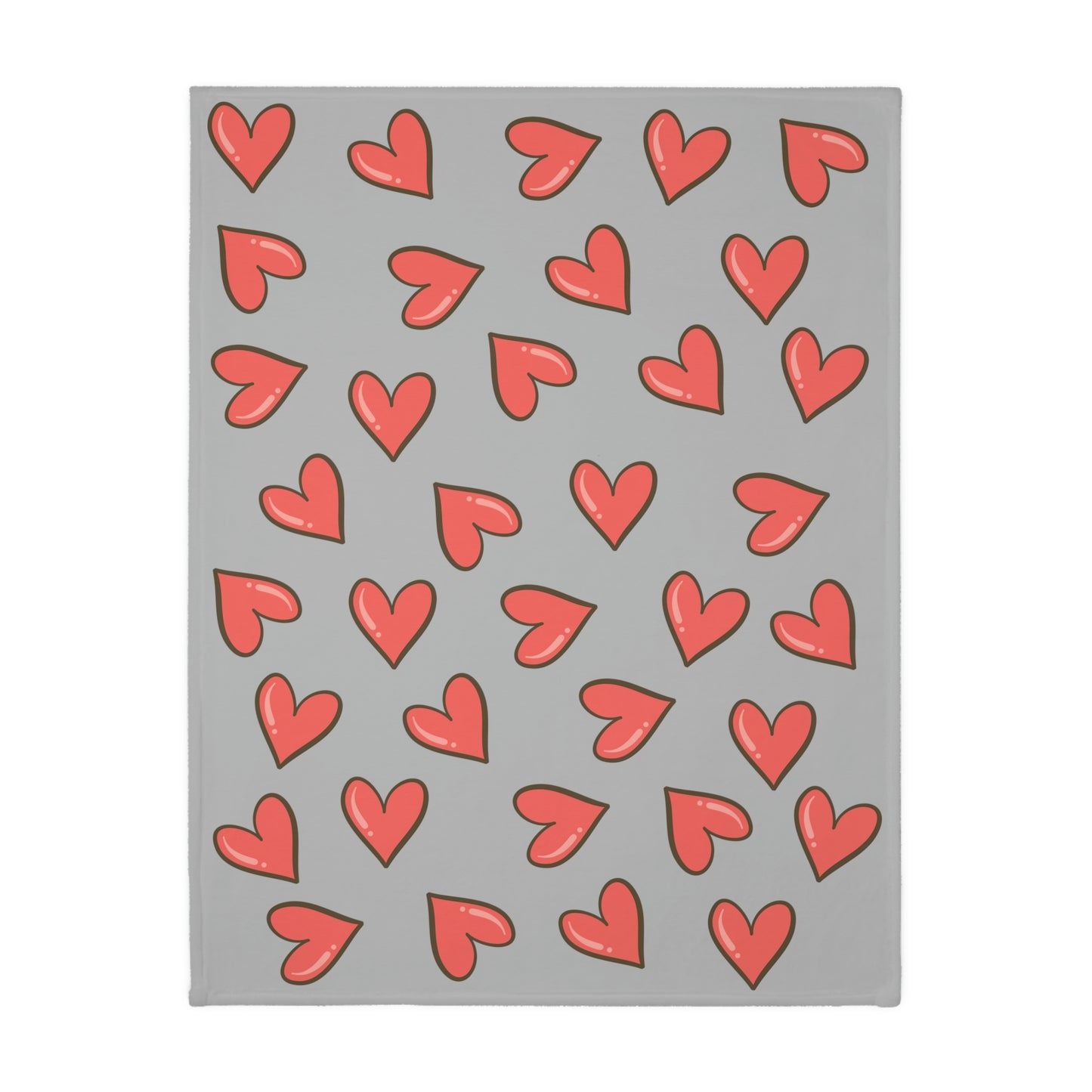 Couple Sushi Velveteen Minky Blanket (Two-sided print)