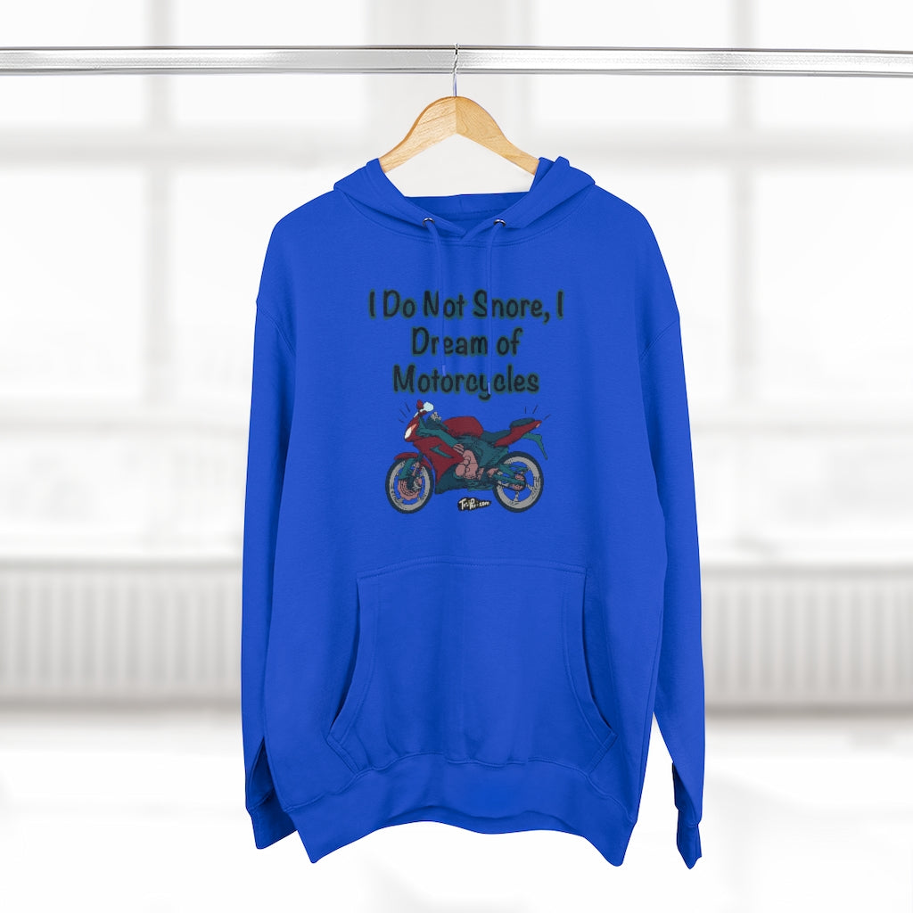Dream of Blue Motorcycles Hoodie