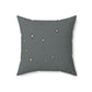 Pink Planet Square Pillow