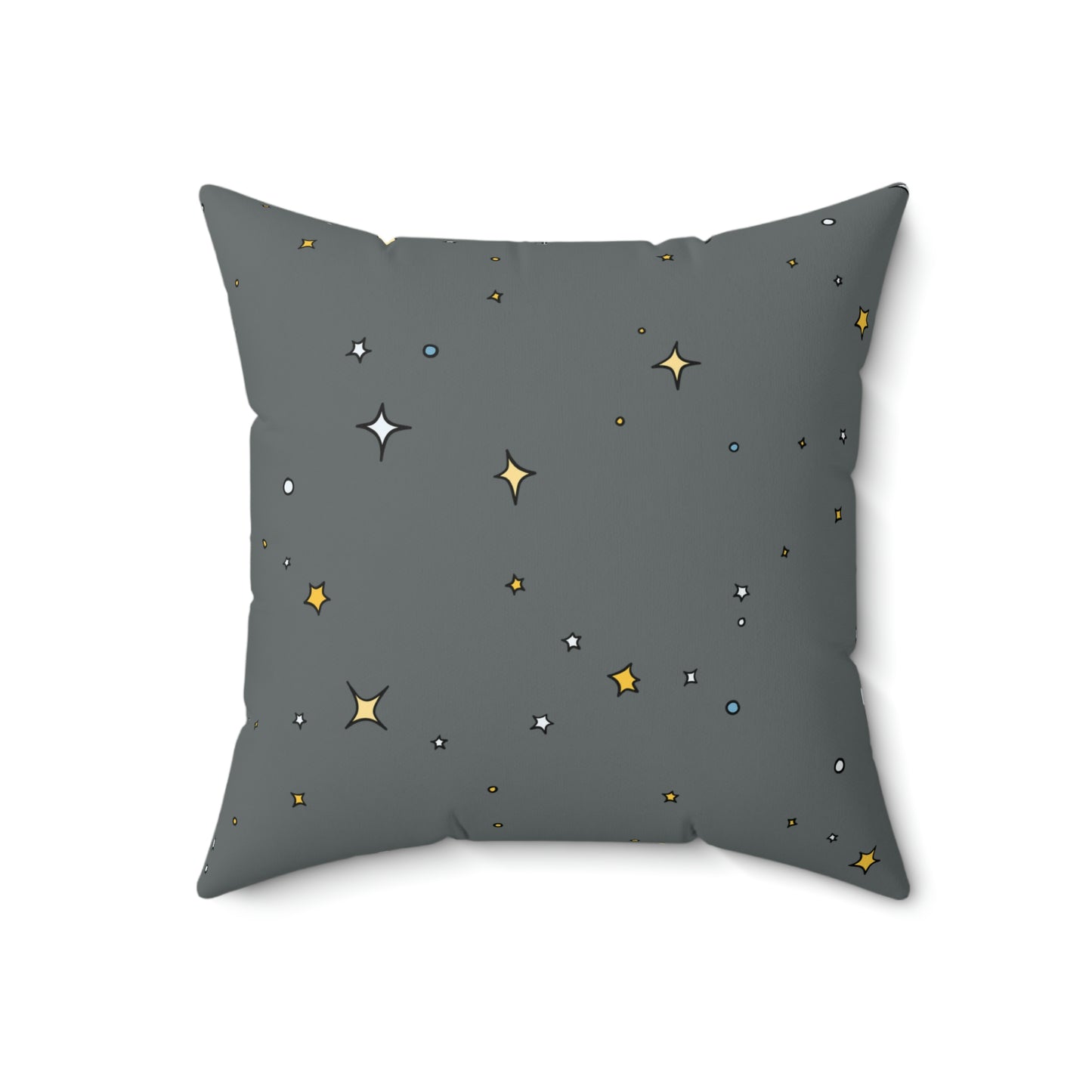 Pink Planet Square Pillow