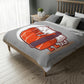 Couple Sushi Velveteen Minky Blanket (Two-sided print)
