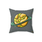 Green Planet Square Pillow