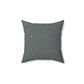 Purple Planet Square Pillow