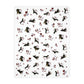Dachshund Love Velveteen Minky Blanket (Two-sided print)