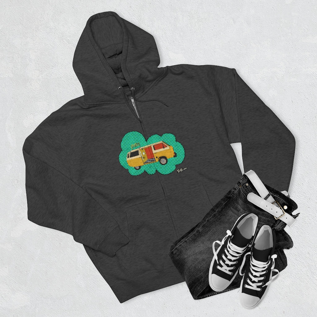 Photo Bus Full Zip Hoodie