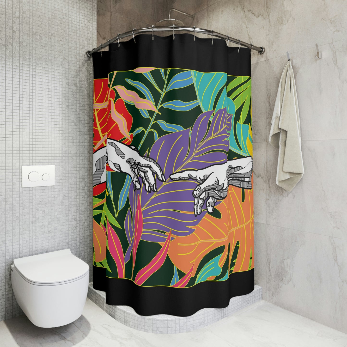 Michelangelo Polyester Shower Curtain