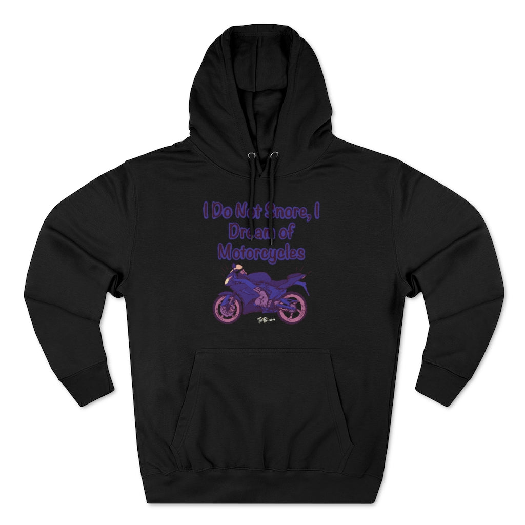Dream of Motorcycles Purple Hoodie