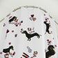 Dachshund Love Polyester Shower Curtain