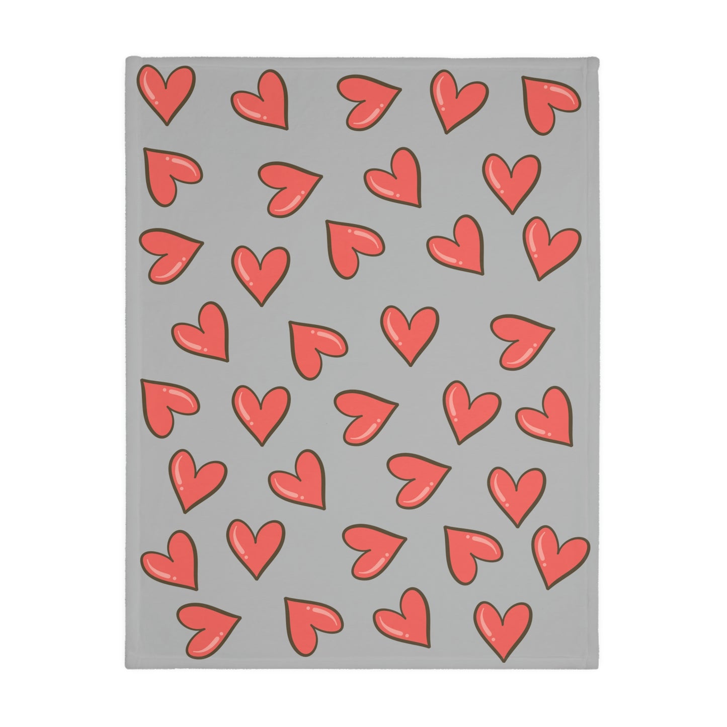 Couple Sushi Velveteen Minky Blanket (Two-sided print)