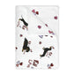 Dachshund Love Velveteen Minky Blanket (Two-sided print)