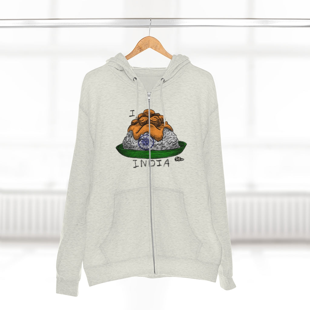 I Curry INDIA Full Zip Hoodie