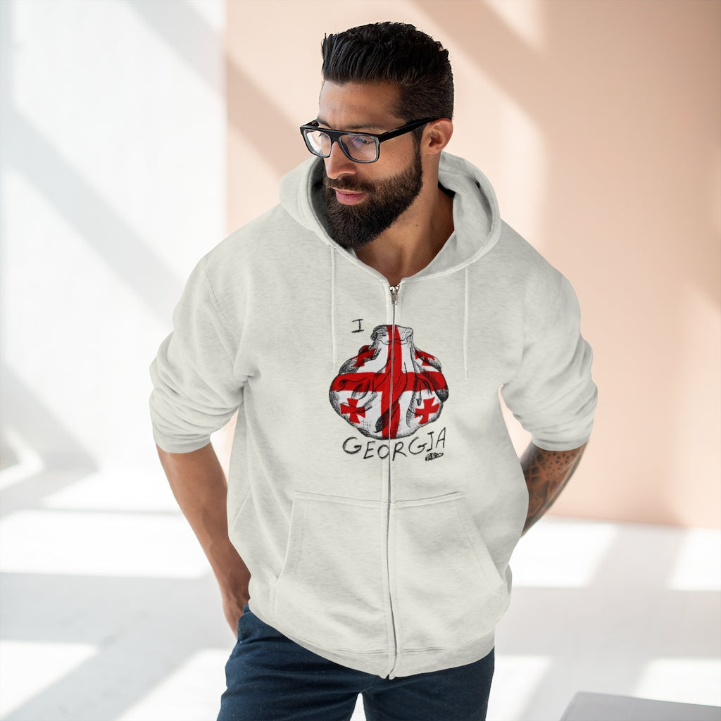 I Khinkali GEORGIA Full Zip Hoodie